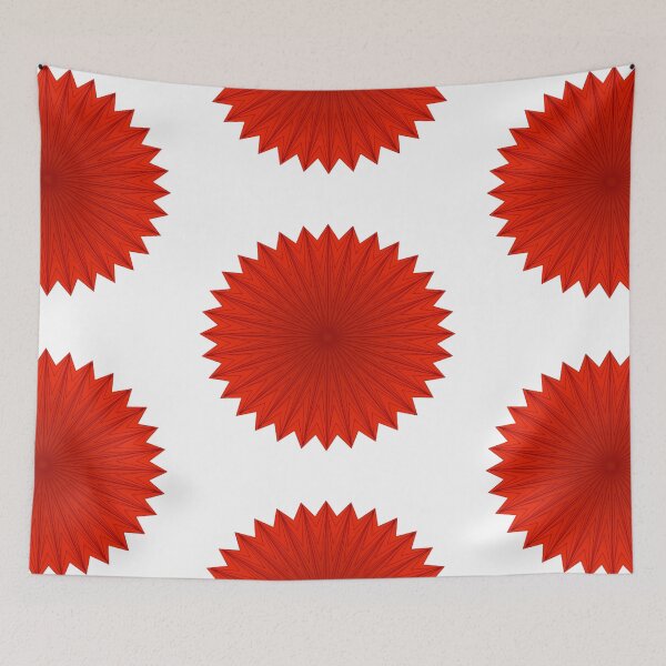 Item preview, Red Flower Pattern designed and sold by Nainisha23.