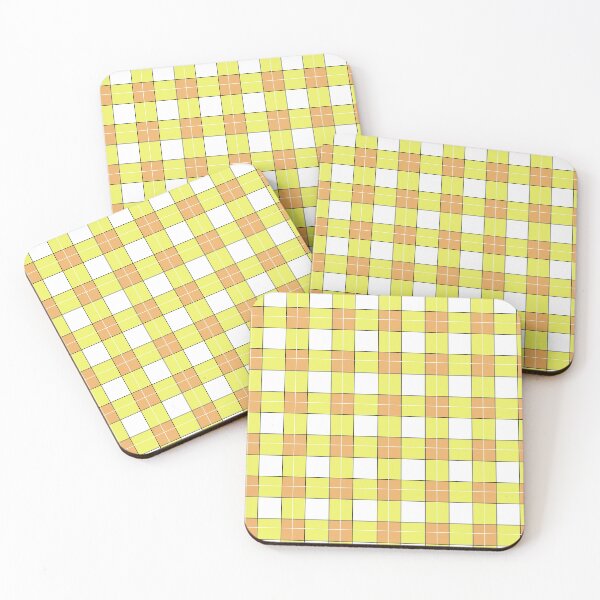 Item preview, orange yellow plaid designed and sold by ZiphGames.