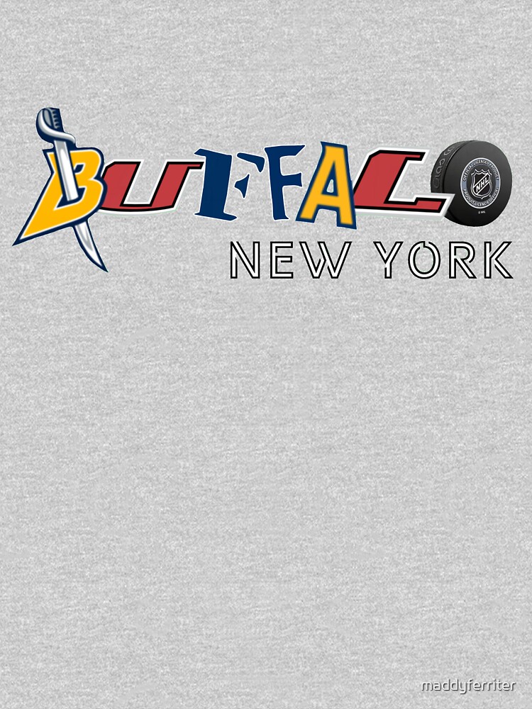 Buffalo Bills Buffalo Sabres MASH UP Logo T-shirt 6 Sizes S-3XL