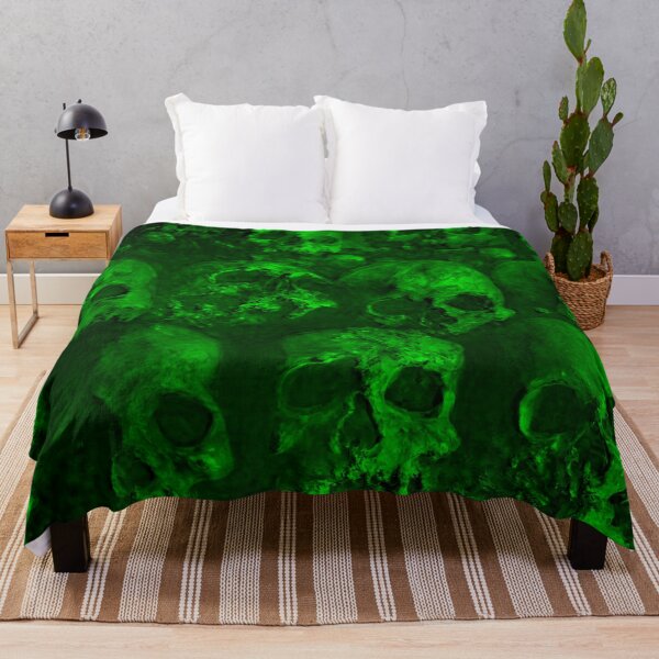 Item preview, Toxic Human Skulls - Chilling Digital Painting designed and sold by Canavas.