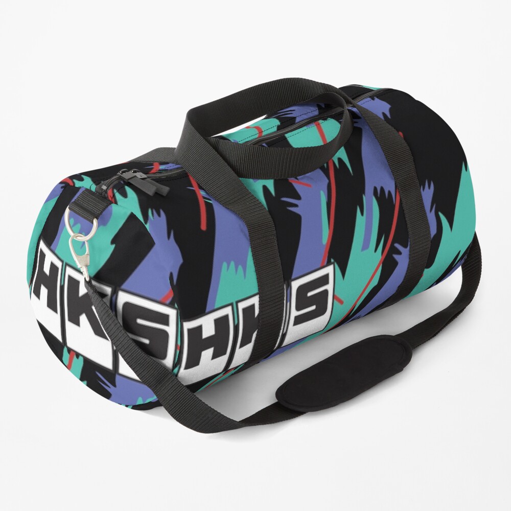 HKS Retro Pattern Duffle Bag