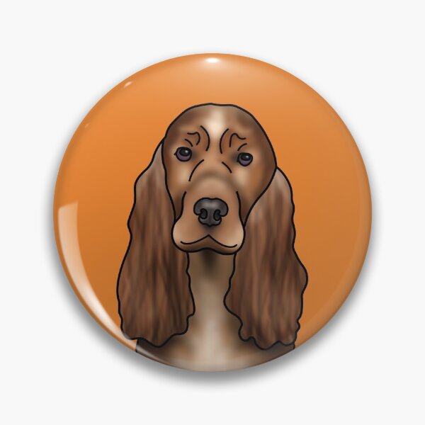 Item preview, Cocker Spaniel Dog Portrait - Orange designed and sold by JadeMadeThis.