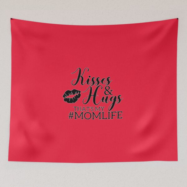 Item preview, Kisses and hugs for our loving and gracious moms designed and sold by PaperDreamPod.