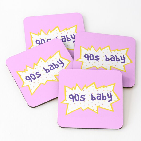 Item preview, Pink 90s Baby Logo Quote Retro Design Cartoon designed and sold by Sunny Collections.