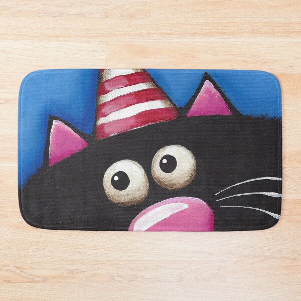Item preview, Cat in a party hat designed and sold by StressieCat.