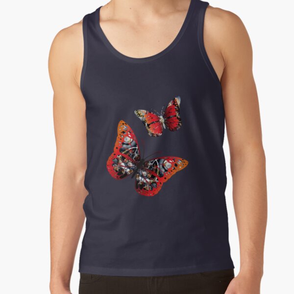 Moon on the wing - Red Tank Top