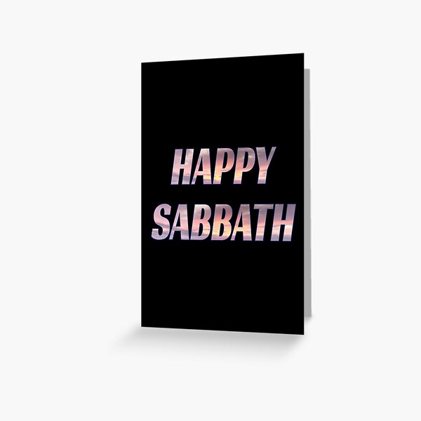 Sabbath Greeting Greeting Cards Redbubble