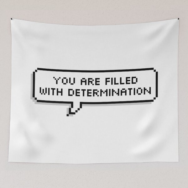 Item preview, Determination Pixel Speech Bubble designed and sold by Lemon  Merch.