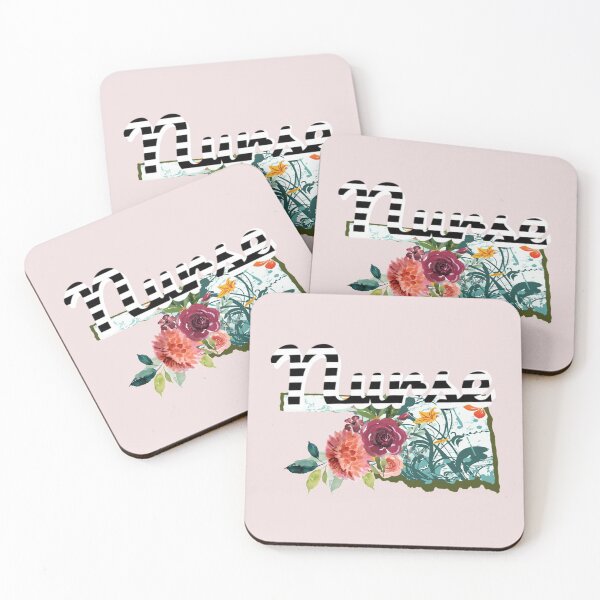 Item preview, Oklahoma Nurse Floral Watercolor designed and sold by AZGuzmans.