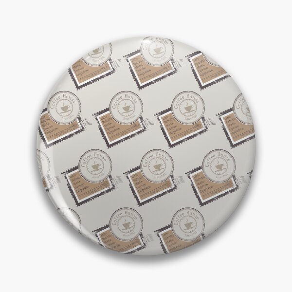 Item preview, Vintage Coffee house stamp design light back designed and sold by coffeeapparel.