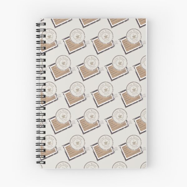 Item preview, Vintage Coffee house stamp design light back designed and sold by coffeeapparel.