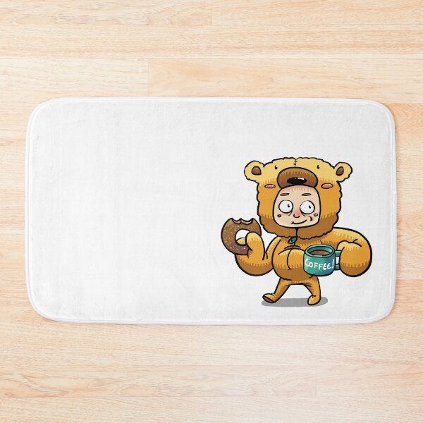 Item preview, Beary Tired Bear Needs His Coffee designed and sold by maak-and-illy.