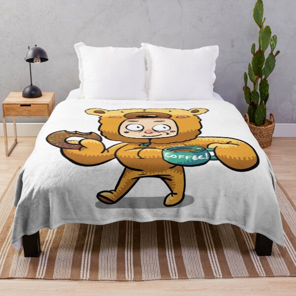 Item preview, Beary Tired Bear Needs His Coffee designed and sold by maak-and-illy.