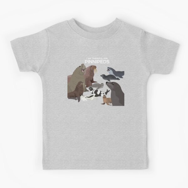 I Am Thankful For Pinnipeds Kids T-Shirt