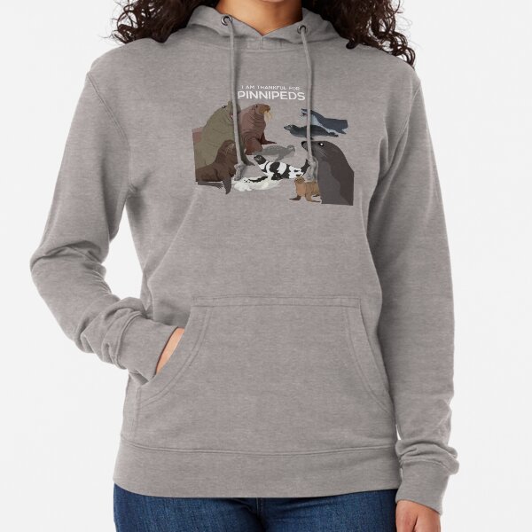 I Am Thankful For Pinnipeds Lightweight Hoodie