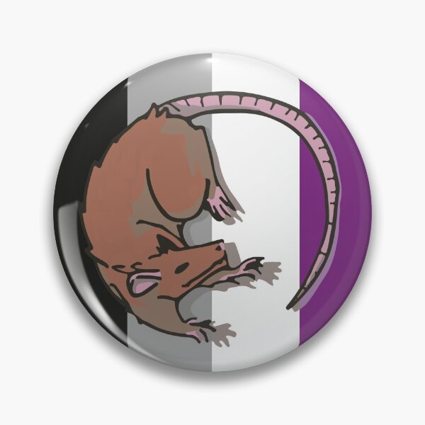 Item preview, Asexual Pride Slime Rat designed and sold by infernalmoth.
