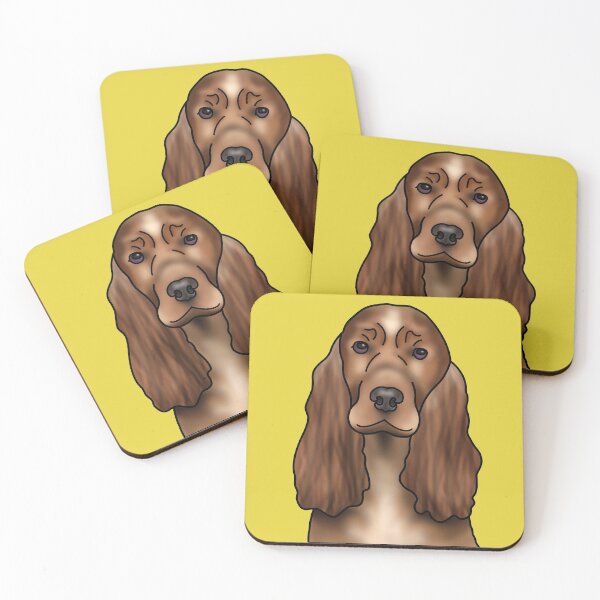 Item preview, Cocker Spaniel Dog Portrait - Yellow designed and sold by JadeMadeThis.