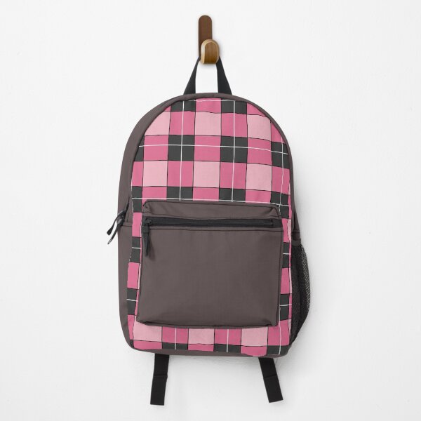 Item preview, black pink plaid designed and sold by ZiphGames.