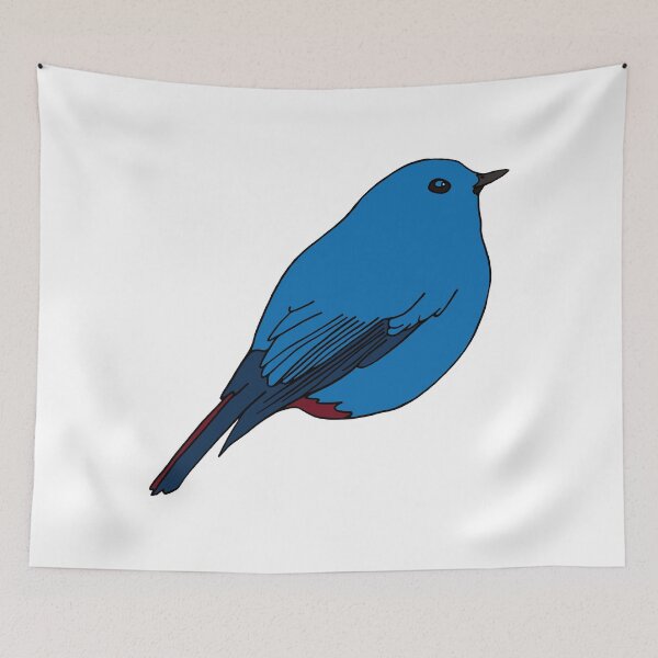 Item preview, Blue Bird Illustration designed and sold by murialbezanson.