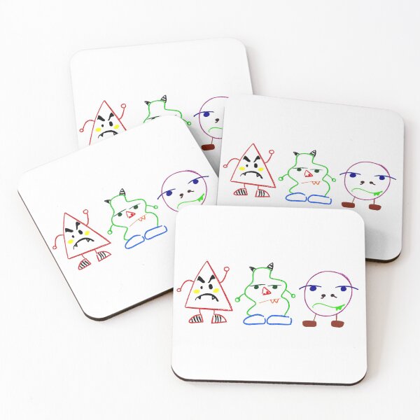 Item preview, IRENE AND SEULGI MONSTER DRAWING designed and sold by velvetmoonlab.