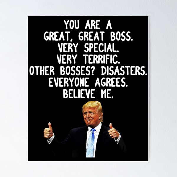 Funny Boss Gift: Donald Trump Boss Mug, Gift for Boss - Men & Women