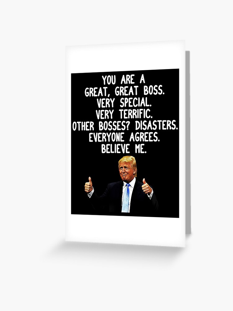 Funny Boss Gift: Donald Trump Boss Mug, Gift for Boss - Men & Women