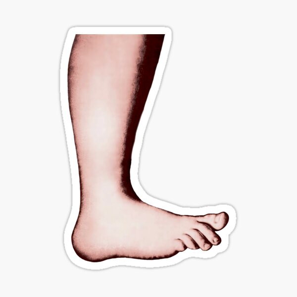 The Foot of Cupid (used by Monty Python) Sticker