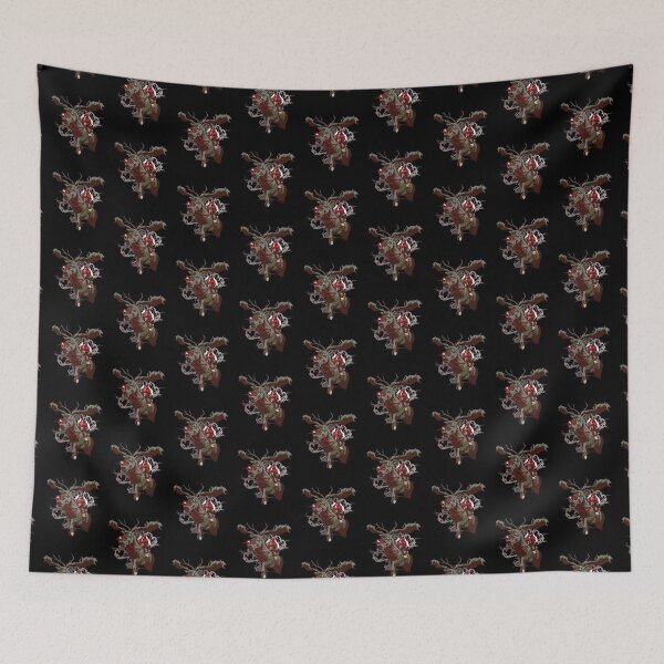 Item preview, Dark Santa With Reindeer designed and sold by DavinciStore21.