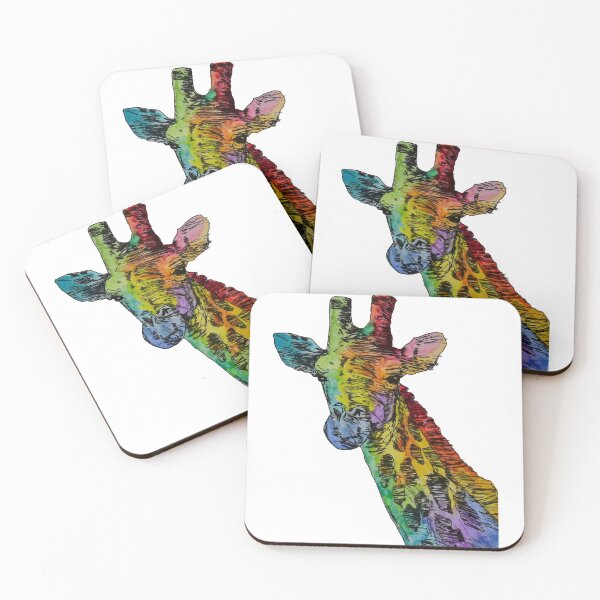 Item preview, Rainbow giraffe designed and sold by TinStars07.