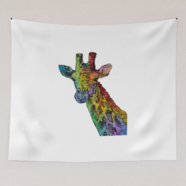 Item preview, Rainbow giraffe designed and sold by TinStars07.