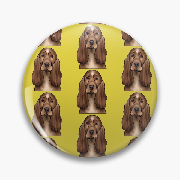 Item preview, Cocker Spaniel Dog Portrait - Pattern - Yellow designed and sold by JadeMadeThis.
