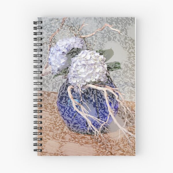 Item preview, Blue Vase and White Flowers designed and sold by dtwright.