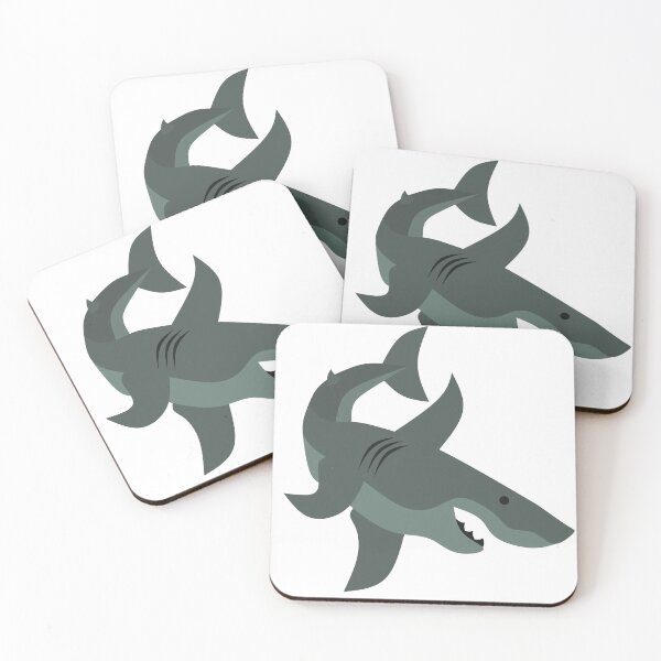 Item preview, Scary Great White Shark Catoon designed and sold by grounds.