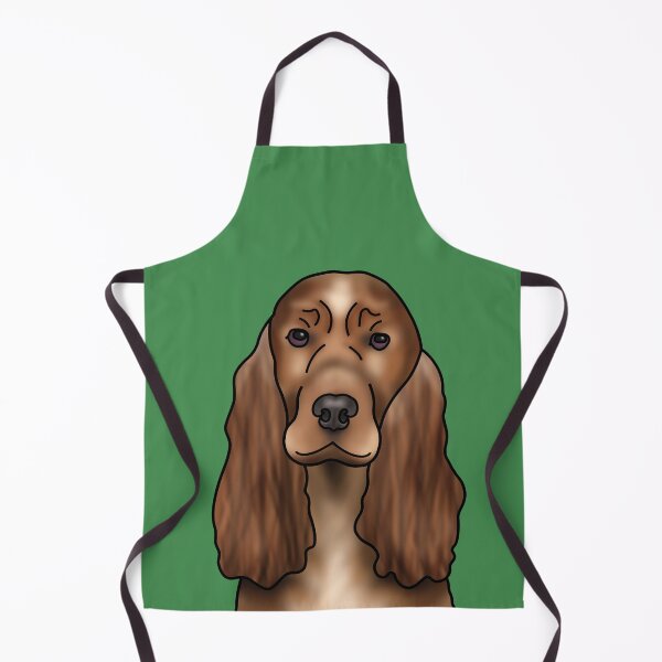 Item preview, Cocker Spaniel Dog Portrait - Green designed and sold by JadeMadeThis.
