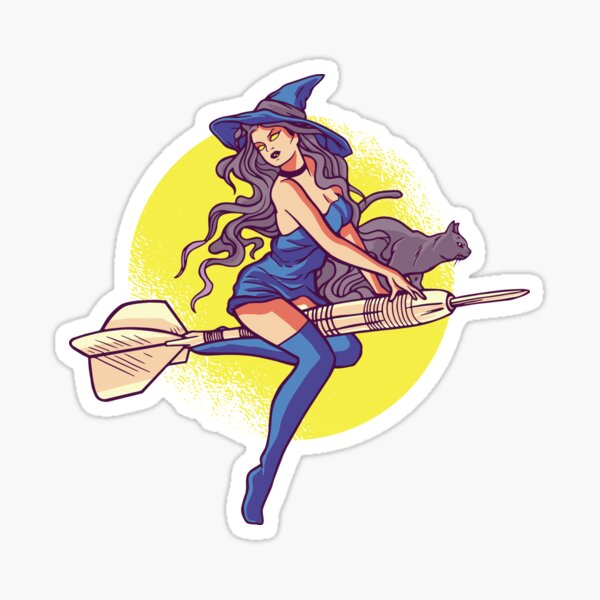 Amusez-vous et soyez heureux dans la vie avec ce motif de fléchettes cool. Pour que les amis et la famille rient ensemble. Sticker