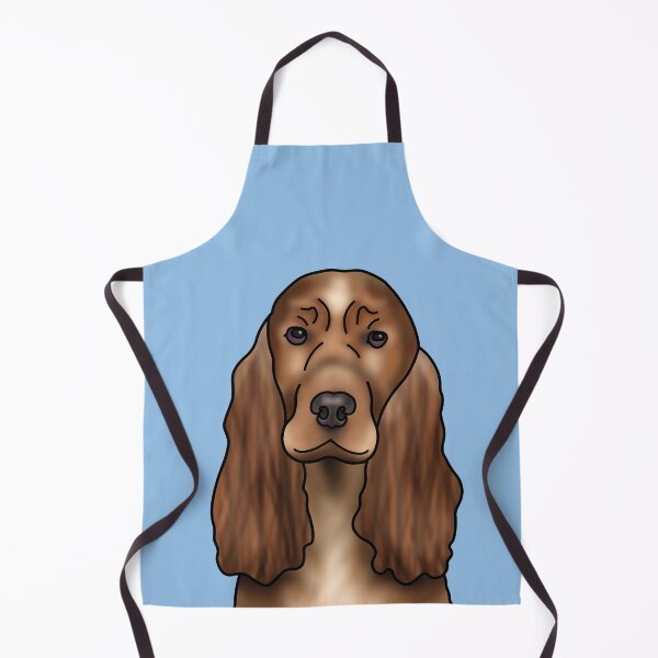 Item preview, Cocker Spaniel Dog Portrait - Blue designed and sold by JadeMadeThis.