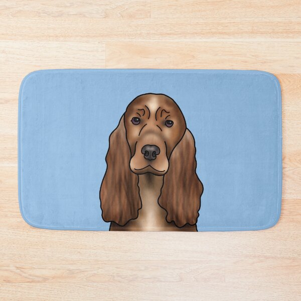 Item preview, Cocker Spaniel Dog Portrait - Blue designed and sold by JadeMadeThis.