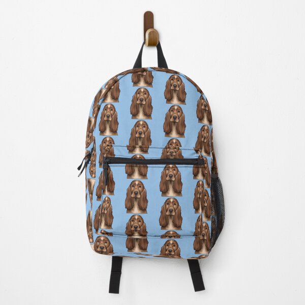Item preview, Cocker Spaniel Dog Portrait - Pattern - Blue designed and sold by JadeMadeThis.