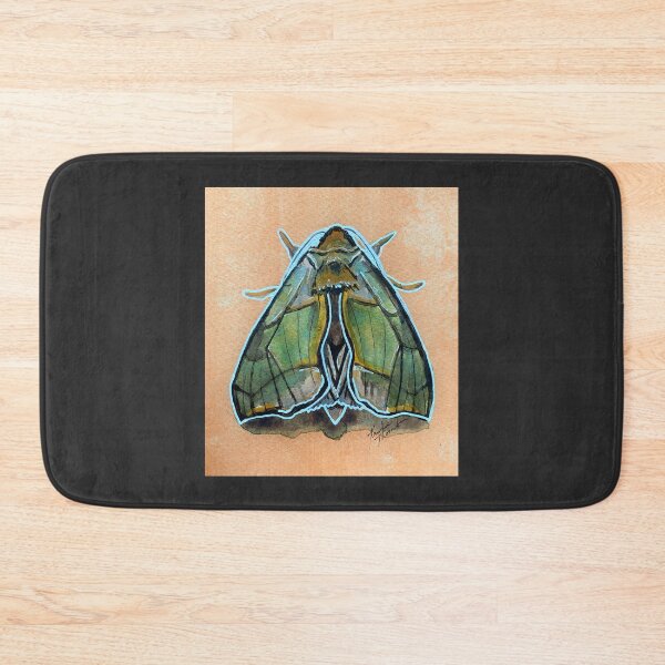 Item preview, Green Perched Looper - Diachrysia Balluca designed and sold by Kristin (Thornton) Barker.