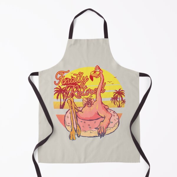 Item preview, Finally Retired - Flamingo Laying on an Inflatable Donut Ride On Swimming Pool Float Funny Humour Chill Chilling Chillin | Pool , Reusable Facemask | Original Art Pillowcase | Pet Disneyfication designed and sold by Any Color Designs.