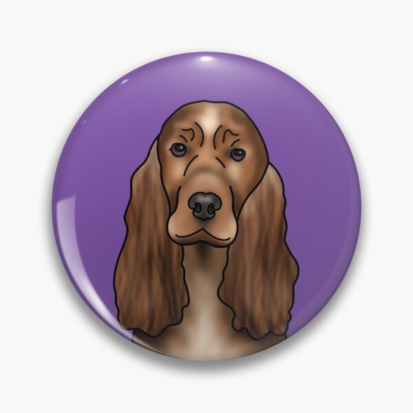 Item preview, Cocker Spaniel Dog Portrait - Purple designed and sold by JadeMadeThis.