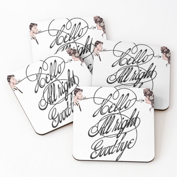 Item preview, Hello, All Right, Goodbye! Phones used to have cords. designed and sold by RecklessRosey.
