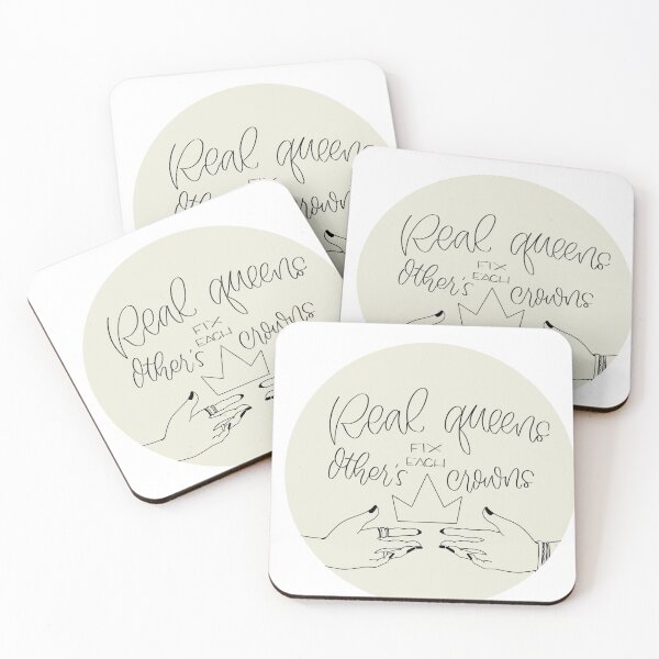 Item preview, “Real queens fix each other’s crowns” print designed and sold by paysen-grandy.