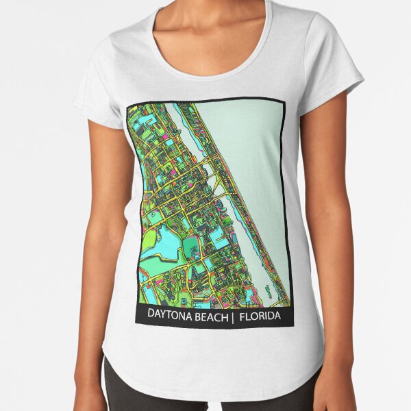 Daytona Beach, FL Premium Scoop T-Shirt