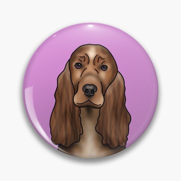 Item preview, Cocker Spaniel Dog Portrait - Pink designed and sold by JadeMadeThis.