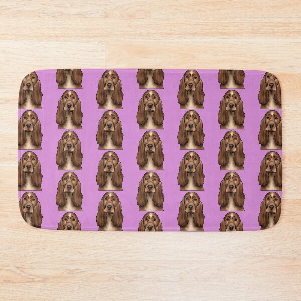 Item preview, Cocker Spaniel Dog Portrait - Pattern - Pink designed and sold by JadeMadeThis.