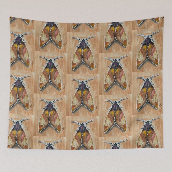 Item preview, Tiger moth - Bertholdia flavidorsata designed and sold by Kristin (Thornton) Barker.