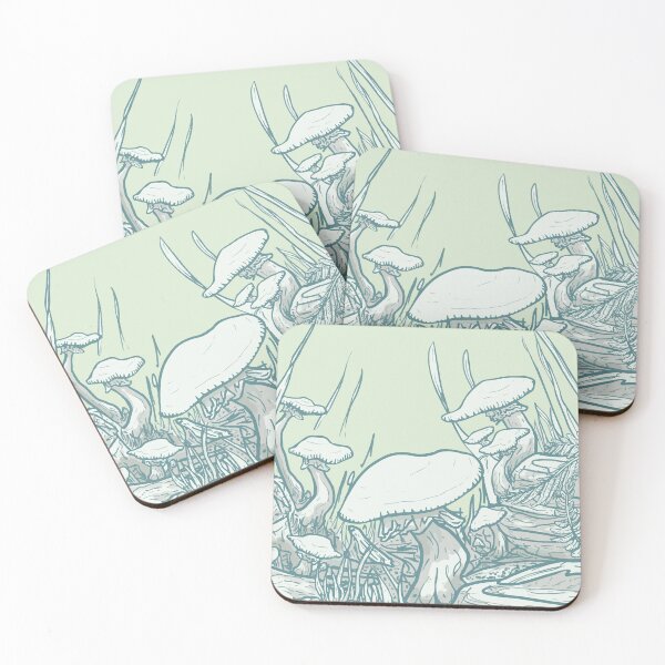Mushrooms mushrooms mushrooms! Coasters (Set of 4)