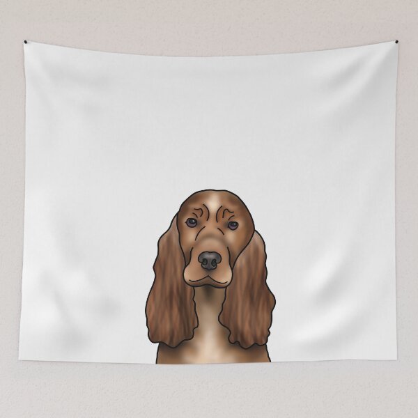 Item preview, Cocker Spaniel Dog Portrait - White designed and sold by JadeMadeThis.