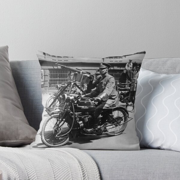 Item preview, Motorcycle With Machine Gun - New York Police - 1918 designed and sold by warishellstore.